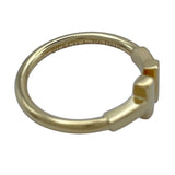 ティファニー TIFFANY＆CO Tワイヤーリング ゴールド Au750 ジュエリー