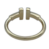 ティファニー TIFFANY＆CO Tワイヤーリング ゴールド Au750 ジュエリー