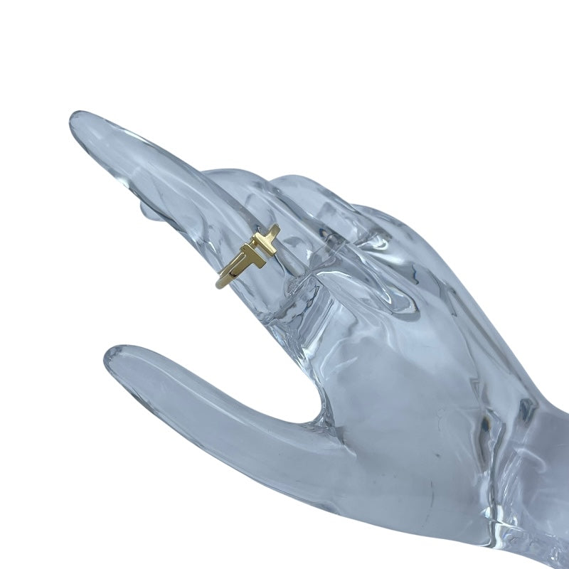 ティファニー TIFFANY＆CO Tワイヤーリング ゴールド Au750 ジュエリー