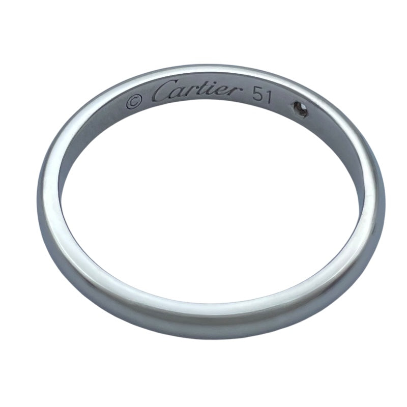 カルティエ Cartier ウェディングリング プラチナ Pt950 ジュエリー