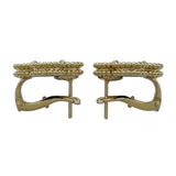 ヴァンクリーフ＆アーペル Van Cleef & Arpels ヴィンテージアルハンブラピアス ゴールド Au750 オニキス ジュエリー