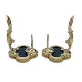 ヴァンクリーフ＆アーペル Van Cleef & Arpels ヴィンテージアルハンブラピアス ゴールド Au750 オニキス ジュエリー