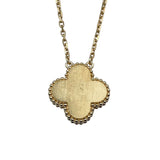 ヴァンクリーフ＆アーペル Van Cleef & Arpels ヴィンテージアルハンブラネックレス ゴールド Au750 コールドシェル ジュエリー