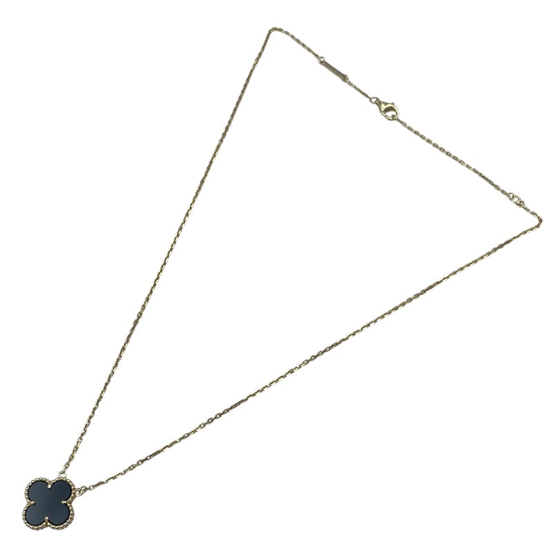 ヴァンクリーフ＆アーペル Van Cleef & Arpels ヴィンテージアルハンブラネックレス ゴールド Au750 オニキス ジュエリー