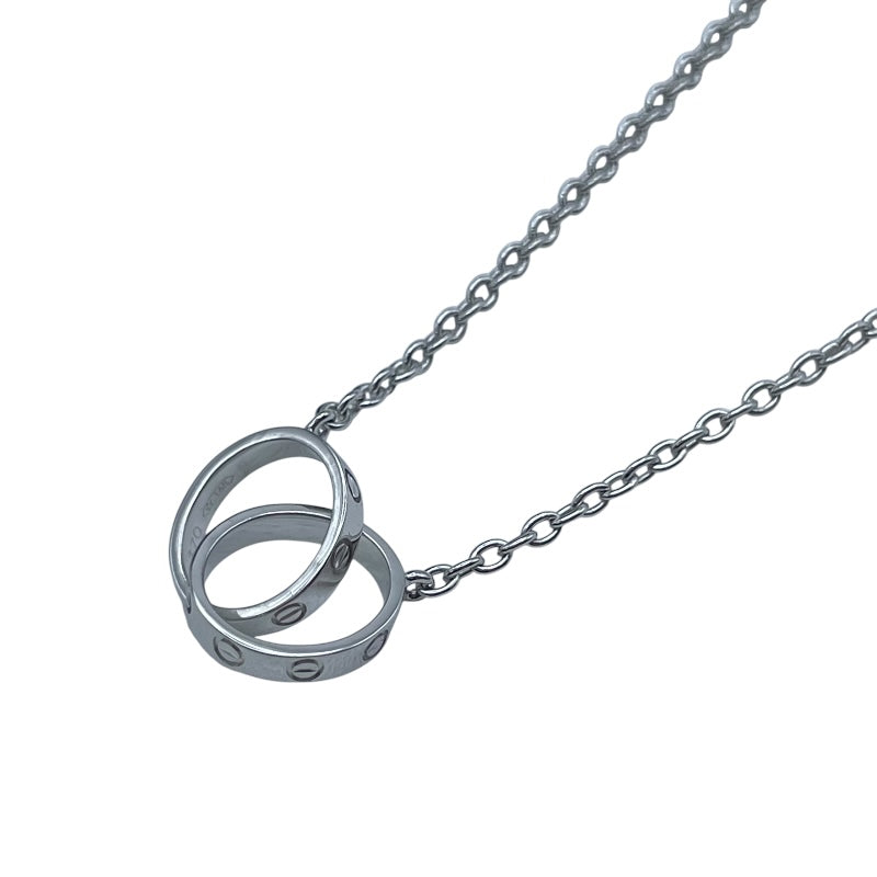 カルティエ Cartier ベビーラブネックレス ホワイトゴールド 750 ジュエリー