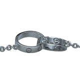 カルティエ Cartier ベビーラブネックレス ホワイトゴールド 750 ジュエリー