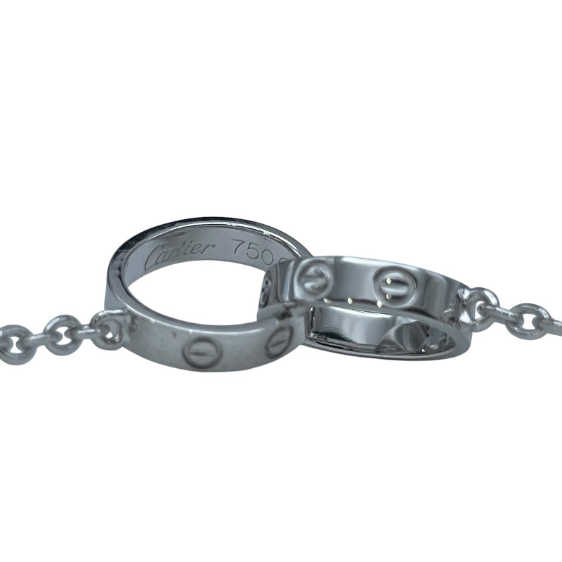 カルティエ Cartier ベビーラブネックレス ホワイトゴールド 750 ジュエリー