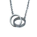 カルティエ Cartier ベビーラブネックレス ホワイトゴールド 750 ジュエリー