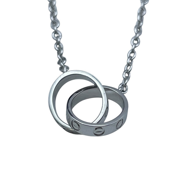 カルティエ Cartier ベビーラブネックレス ホワイトゴールド 750 ジュエリー
