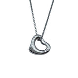 ティファニー TIFFANY＆CO オープンハートネックレス プラチナ Pt950 ジュエリー