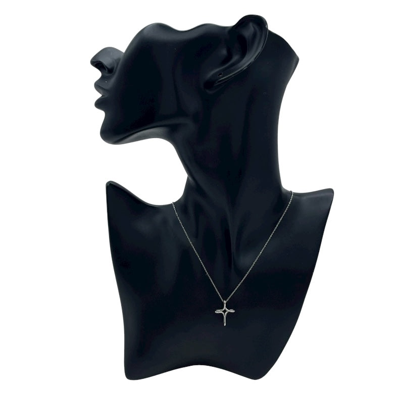 ティファニー TIFFANY＆CO インフィニティクロス ネックレス シルバー Pt950 ジュエリー