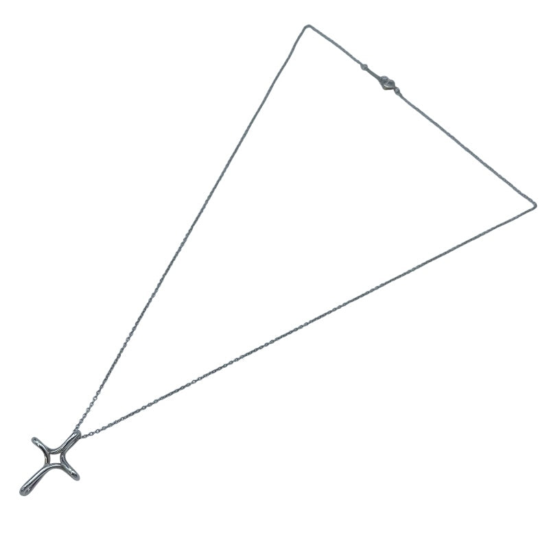 ティファニー TIFFANY＆CO インフィニティクロス ネックレス シルバー Pt950 ジュエリー