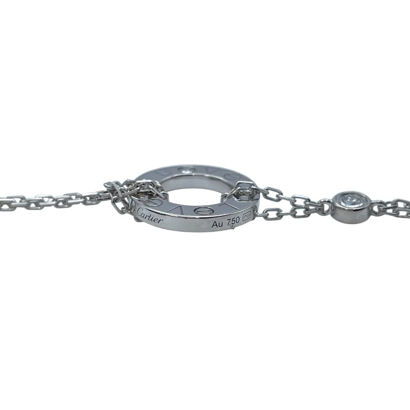 カルティエ Cartier サブサークルブレスレット ホワイトゴールド Au750 ダイヤモンド ジュエリー