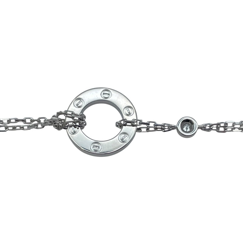 カルティエ Cartier サブサークルブレスレット ホワイトゴールド Au750 ダイヤモンド ジュエリー