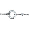 カルティエ Cartier サブサークルブレスレット ホワイトゴールド Au750 ダイヤモンド ジュエリー