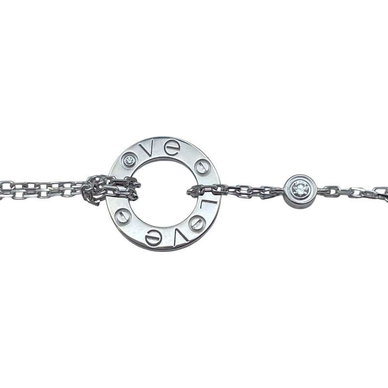 カルティエ Cartier サブサークルブレスレット ホワイトゴールド Au750 ダイヤモンド ジュエリー
