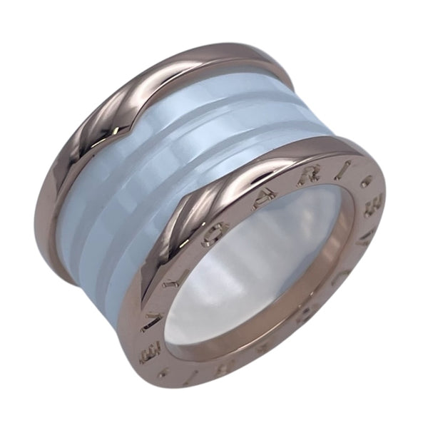 ブルガリ BVLGARI ビーゼロワンリング4バンド(M) ピンクゴールド Au750 ジュエリー