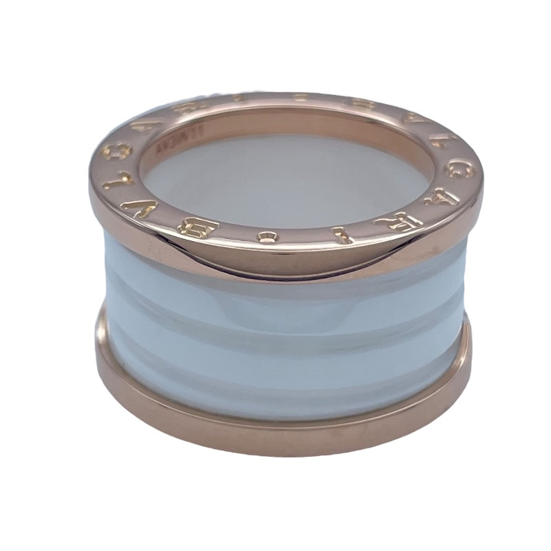 ブルガリ BVLGARI ビーゼロワンリング4バンド(M) ピンクゴールド Au750 ジュエリー