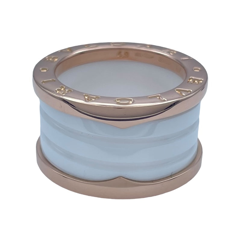 ブルガリ BVLGARI ビーゼロワンリング4バンド(M) ピンクゴールド Au750 ジュエリー