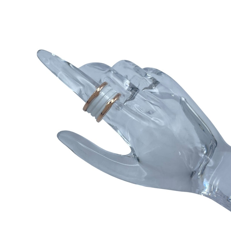 ブルガリ BVLGARI ビーゼロワンリング4バンド(M) ピンクゴールド Au750 ジュエリー