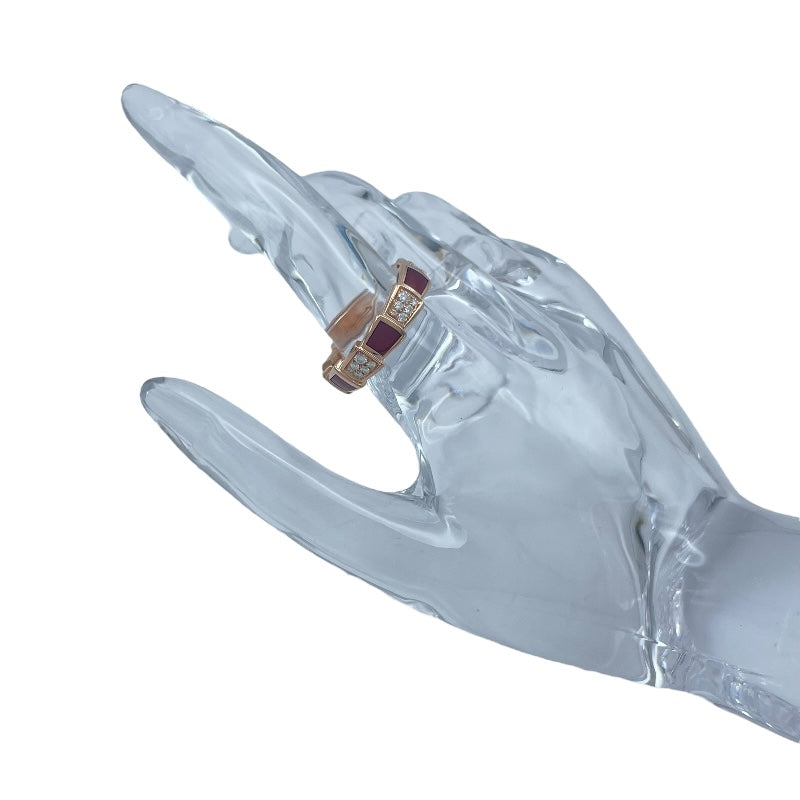 ブルガリ BVLGARI セルペンティリング ピンクゴールド Au750 ジュエリー