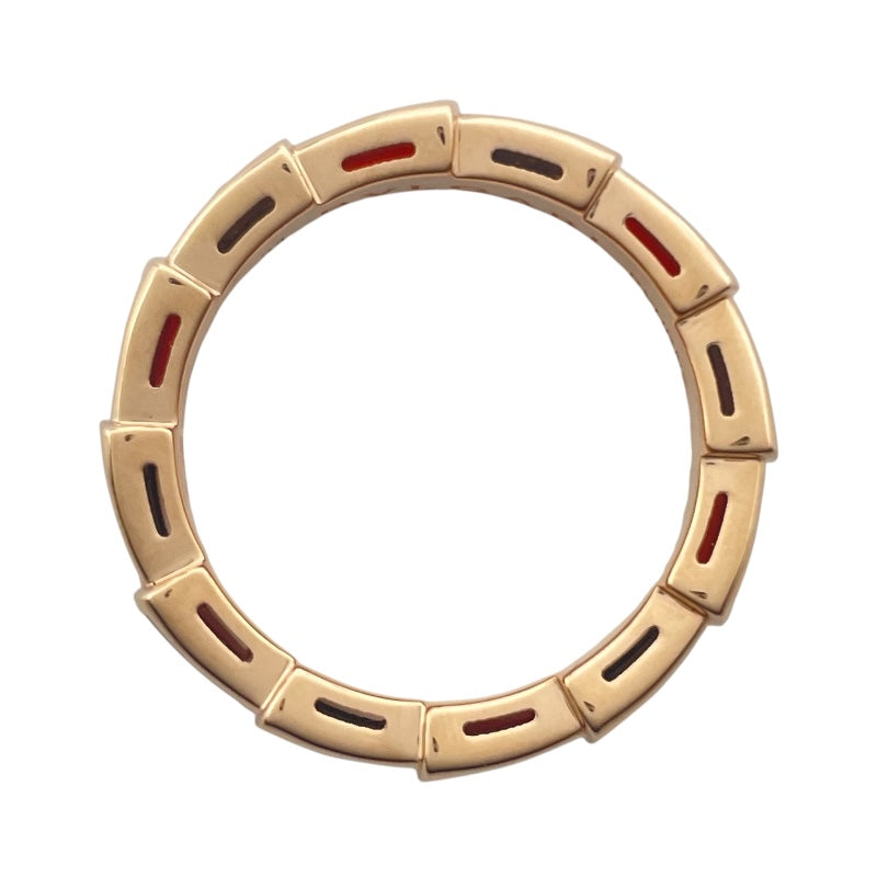 ブルガリ BVLGARI セルペンティリング ピンクゴールド Au750 ジュエリー
