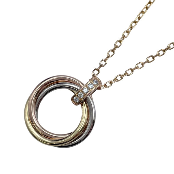 カルティエ Cartier トリニティダイヤネックレス ピンクゴールド 750 ジュエリー