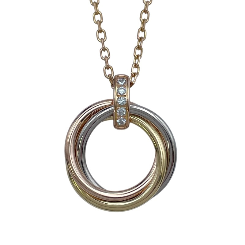 カルティエ Cartier トリニティダイヤネックレス ピンクゴールド 750 ジュエリー