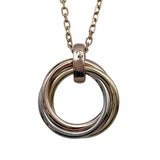 カルティエ Cartier トリニティダイヤネックレス ピンクゴールド 750 ジュエリー