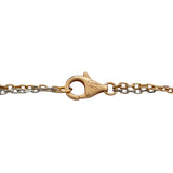 カルティエ Cartier ラブスリーフープネックレス ホワイトゴールドxピンクゴールド 750 ダイヤモンド ジュエリー