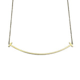 ティファニー TIFFANY＆CO Tスマイルネックレスラージ ゴールド Au750 ジュエリー