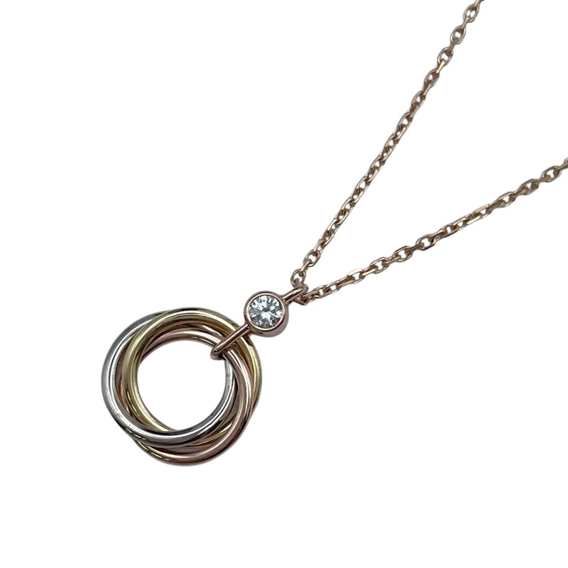 カルティエ Cartier ベビートリニティネックレス ピンクゴールド Au750 ジュエリー