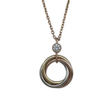 カルティエ Cartier ベビートリニティネックレス ピンクゴールド Au750 ジュエリー