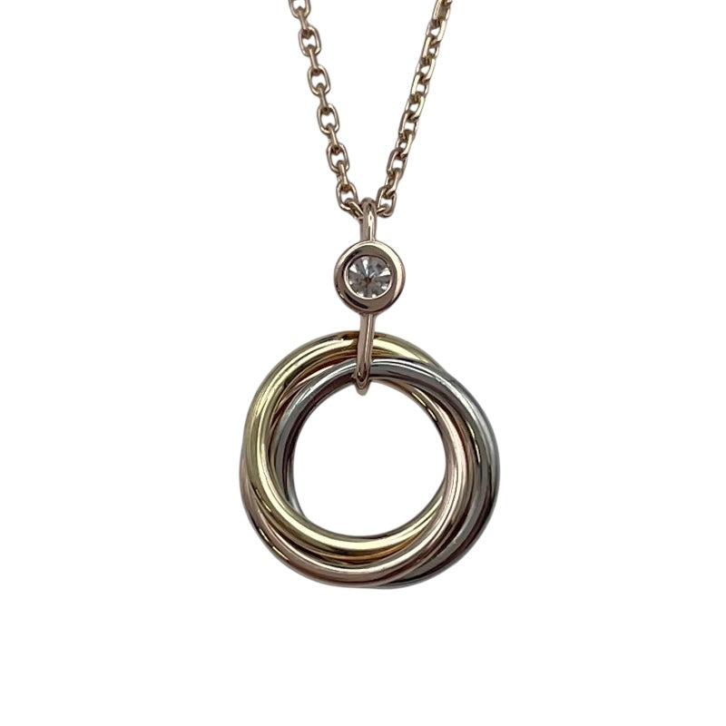 カルティエ Cartier ベビートリニティネックレス ピンクゴールド Au750 ジュエリー