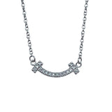 Tスマイルネックレスダイヤミニ ホワイトゴールド A750 ジュエリー