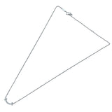 Tスマイルネックレスダイヤミニ ホワイトゴールド A750 ジュエリー