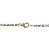 カルティエ Cartier ラブスリーフープネックレス ピンクゴールドxホワイトゴールド 750 ダイヤモンド ジュエリー