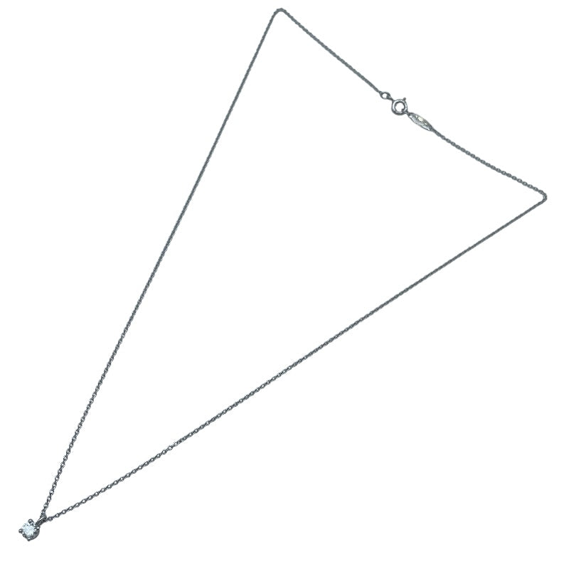 ティファニー TIFFANY＆CO ソリティアネックレス プラチナ Pt950 ジュエリー