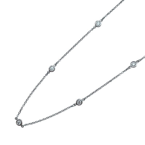 ティファニー TIFFANY＆CO バイザヤードネックレス プラチナ Pt950 ジュエリー