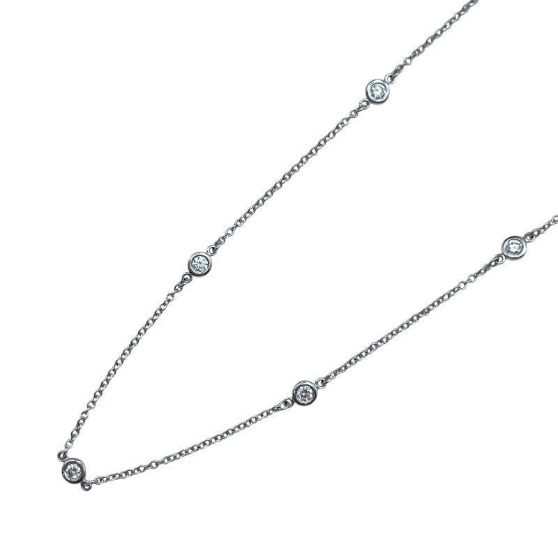 ティファニー TIFFANY＆CO バイザヤードネックレス プラチナ Pt950 ジュエリー