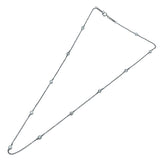 ティファニー TIFFANY＆CO バイザヤードネックレス プラチナ Pt950 ジュエリー