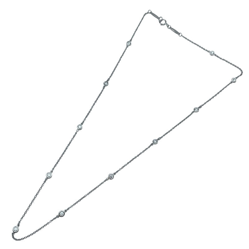 ティファニー TIFFANY＆CO バイザヤードネックレス プラチナ Pt950 ジュエリー