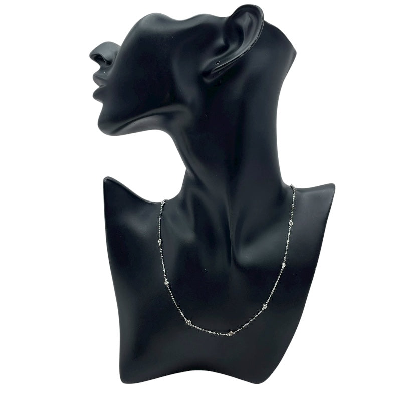 ティファニー TIFFANY＆CO バイザヤードネックレス プラチナ Pt950 ジュエリー