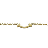 ティファニー TIFFANY＆CO Tスマイルブレスミニ ゴールド Au750 ジュエリー