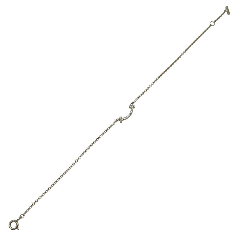 ティファニー TIFFANY＆CO Tスマイルブレスミニ ゴールド Au750 ジュエリー