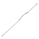 ティファニー TIFFANY＆CO Tスマイルブレスレット ピンクゴールド Au750 ジュエリー