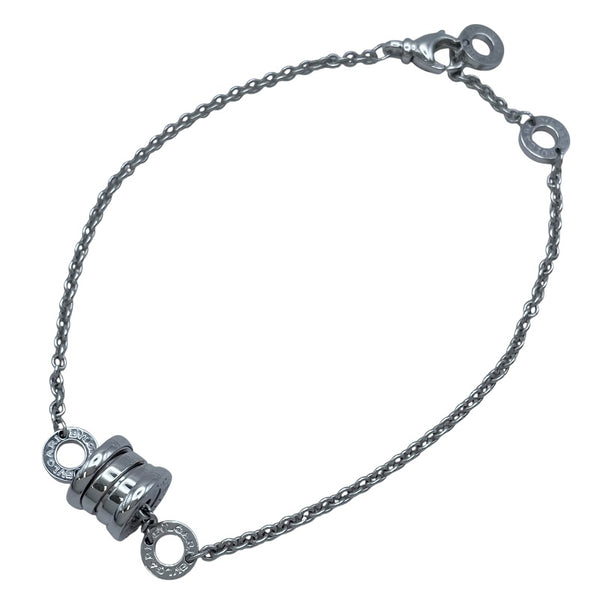 ブルガリ BVLGARI ビーゼロワンエレメントブレス ホワイトゴールド Au750 ジュエリー
