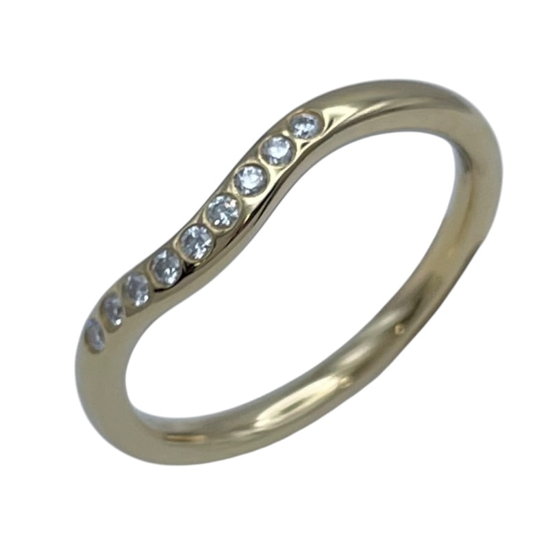 ティファニー TIFFANY＆CO カーブドリング ゴールド Au750 ジュエリー