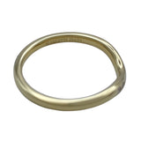 ティファニー TIFFANY＆CO カーブドリング ゴールド Au750 ジュエリー