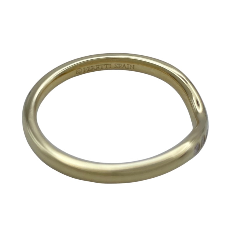 ティファニー TIFFANY＆CO カーブドリング ゴールド Au750 ジュエリー